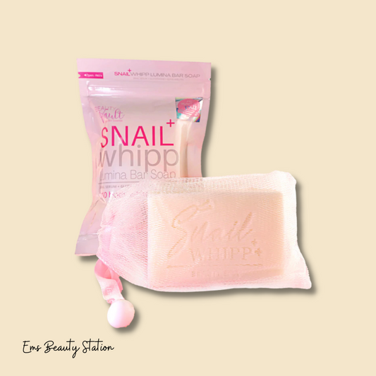 Beauty Vault Snail Whipp Lumina Bar Soap